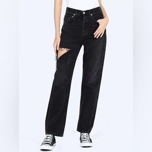 Agolde 90s Serpent Black Denim Jeans